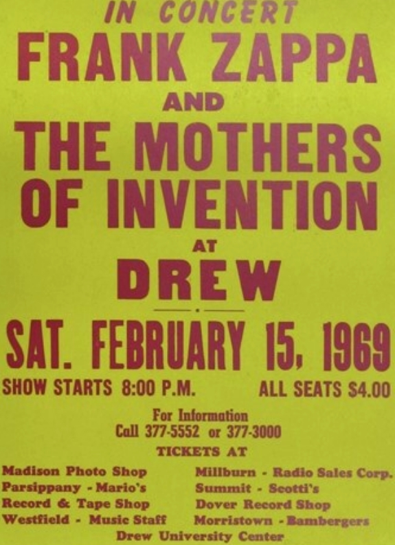 15/02/1969Drew University, Madison, NJ